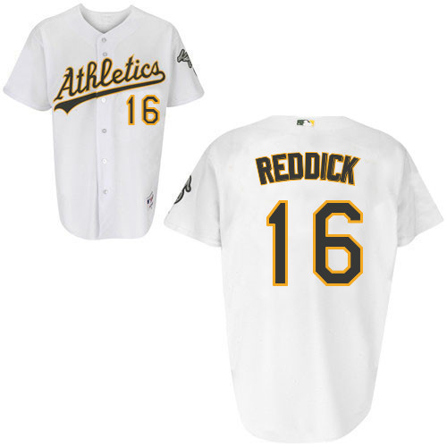 Josh Reddick #16 Youth Baseball Jersey-Oakland Athletics Authentic Home White Cool Base MLB Jersey